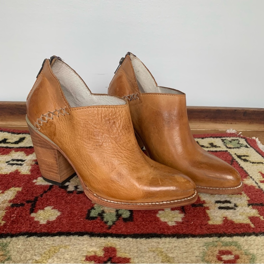 Freebird by Steven Steel Leather Ankle Boot